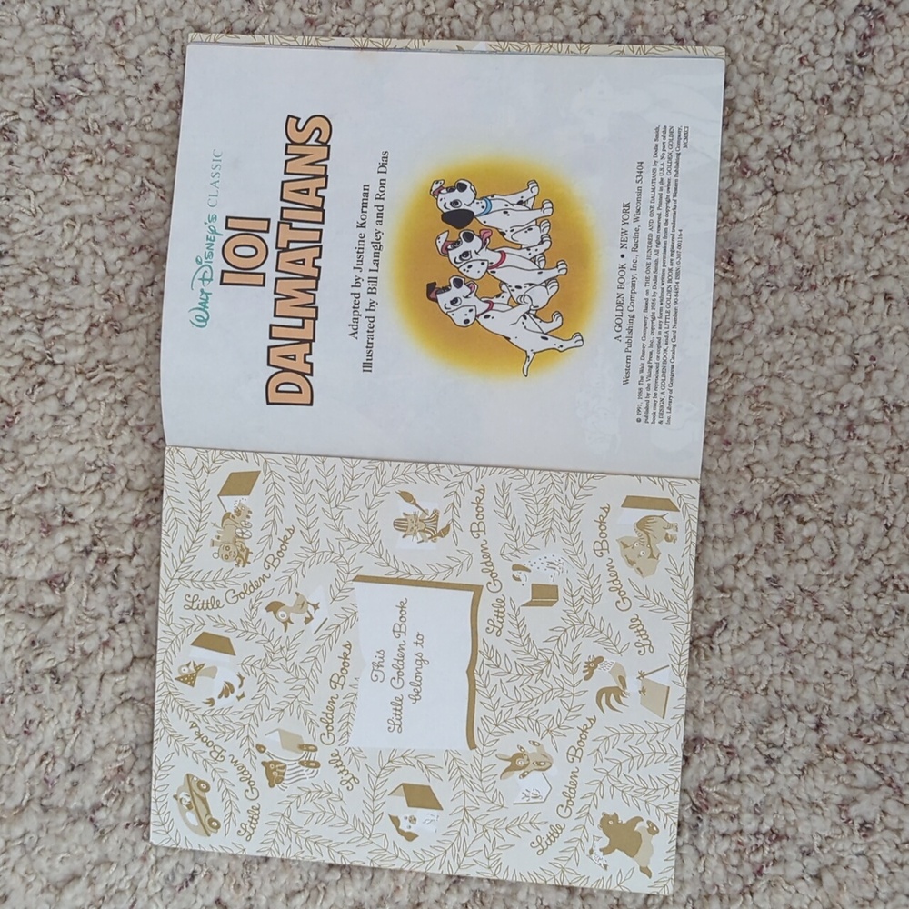 Bundle of 4 Disney Little Golden Books: Aladdin & 101 Dalmatians - Picture 6 of 10